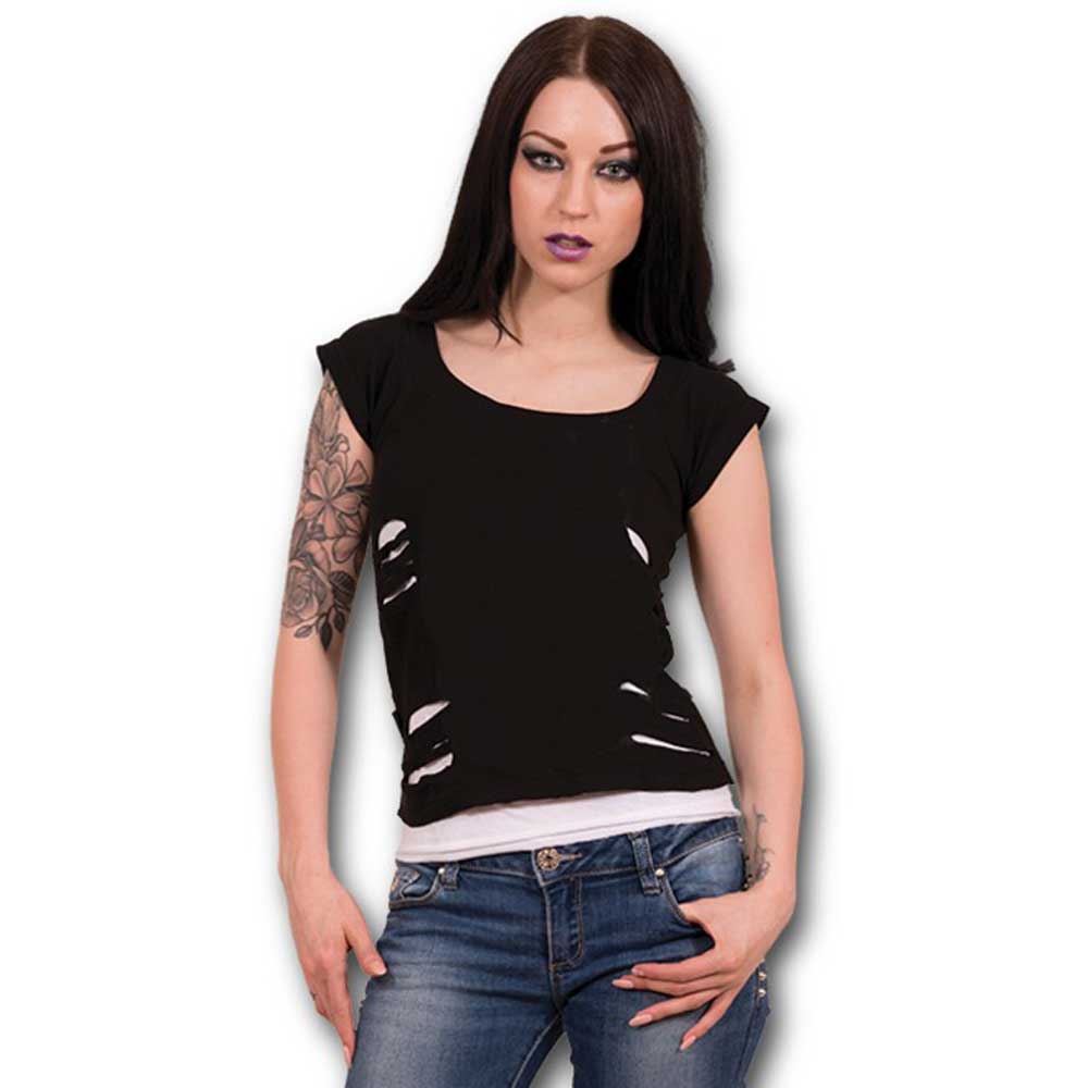 Spiral - URBAN FASHION Top - Black/White